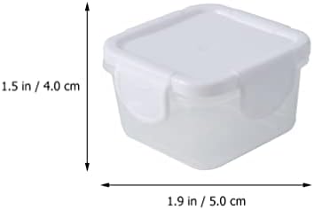 Gavetas de armazenamento de cabilock 4pcs recipientes de armazenamento de alimentos cozinha de preparação para refeições com tampas de almoço reutilizáveis ​​caixas de bento para despensa de refrigerador de recipientes de vidro recipientes infantis bento caixa