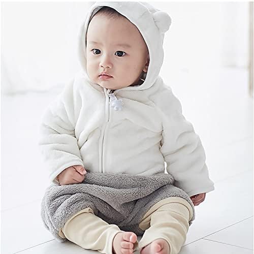 Volunboy Baby Garotos Jaqueta de Fleece Girls Zip Up Hoodies Infant Spring Bear Coats