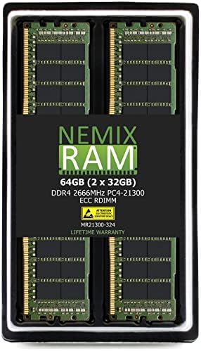 384GB DDR4-2666MHz PC4-21300 ECC RDIMM 2RX4 1.2V Memória registrada para servidor por Nemix Ram