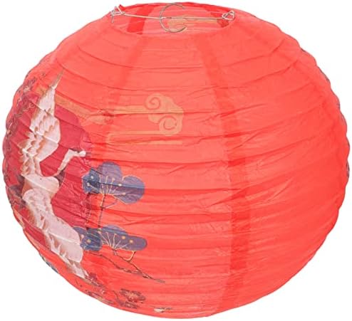 Bestoyard lanternas de papel japonês lanterna externa lanterna chinesa decoração oriental de seda vermelha lanterna japonesa