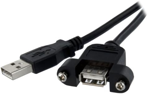 Startech.com 3 ft Montagem do cabo USB A para uma extensão USB ADB/MASE ADAPTADOR DE MONTAGEM DE F/M-PAINE