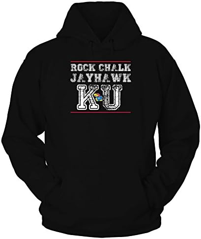 FanPrint Kansas Jayhawks Capuz - Rock Chalk Jayhawk Ku