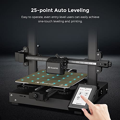Impressora 3D da Voxelab Aquila D1, Impressoras 3D de nivelamento automático com guia linear, extrusora direta de dupla