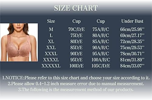 BRAS BRAS FRONTE PARA MULHERES Cobertura completa Sem arrue Bra Everyday Bra ComfortFlex Fit Posture Bras for Women