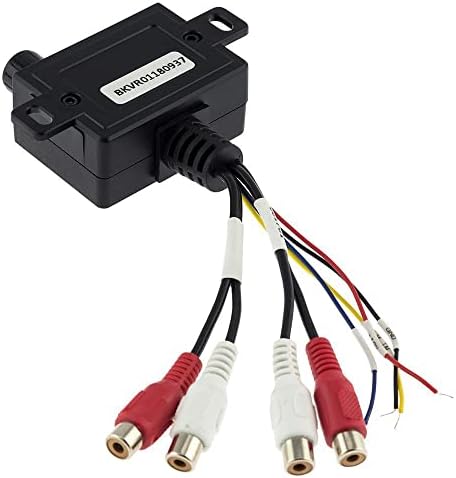 DS18 BKVR Controle de nível remoto - Controle de nível de linha RCA, medidor de volt integrado, interruptor de amplificador liga/desliga,