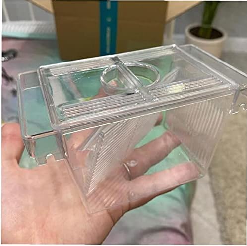 Caixa de criação de peixes de tossper, caixa de isolamento de reprodução acrílica Incubação flutuante para caixa de