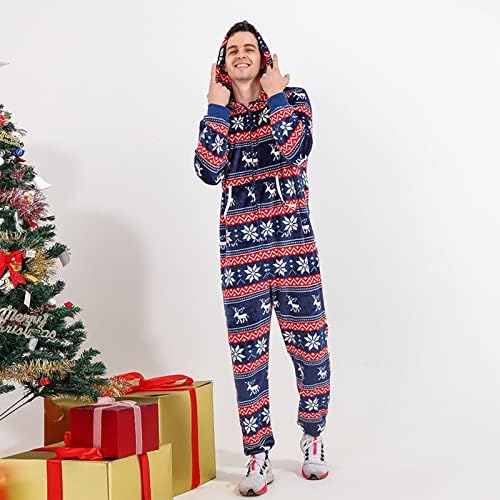 Macacão de jacarias de jacares de jumes de Natal, pijamas familiares combinando pijamas de Natal para a família 2022