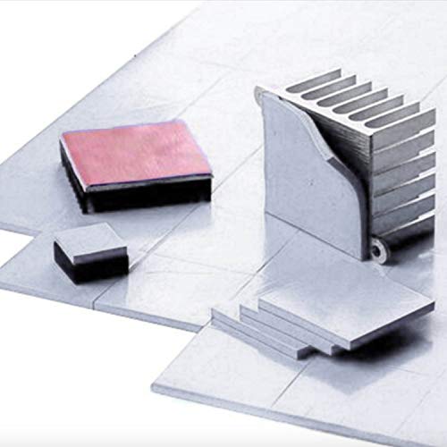 EasyCargo Silicone Thermal Pad 2W/Mk 400mmx210mmx0.5mm, folha de silicone mais fino para resfriamento de impressora 3D Laptop para laptop