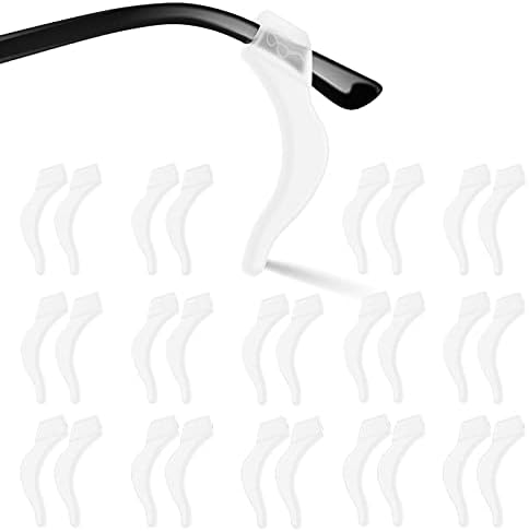 Grip de orelha de óculos inteligentes - suporte anti -deslizamento suave e confortável, gancho de orelha de silicone, retenção de