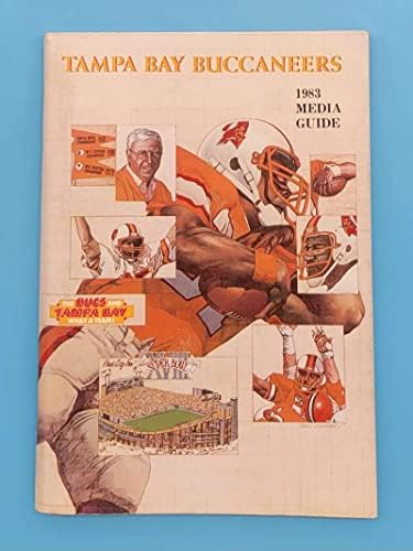 Guia de mídia de futebol de Tampa Bay Buccaneers 1983 NM