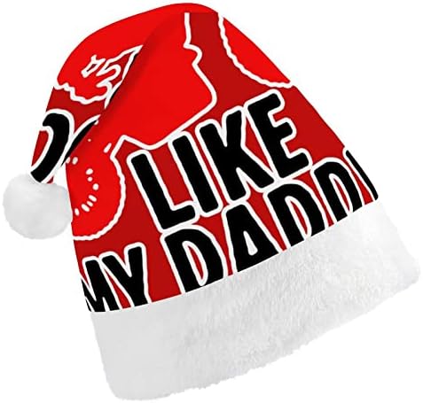 Motocross piloto como papai chapéu de natal chapéus chapéus de natal decoração de árvore de férias decoração de