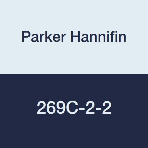 Parker Hannifin 269c-2-2-PK20 MAIS COMPRIMENTO DE COMPRESSÃO MASCO, Tubo masculino de 1/8