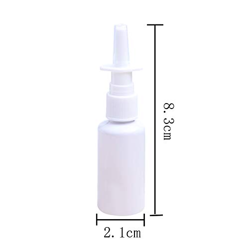 12 peças 5 ml garrafas de spray nasal plásticas vazias reabastecíveis garrafas nasais de spray spray sprayer de spray de