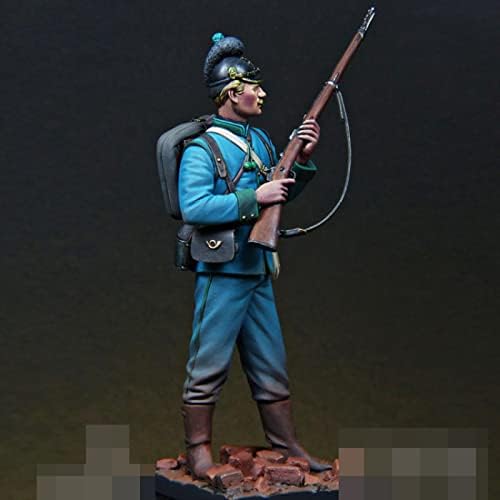 ETRIYE 75MM 1/24 Modelo de caractere de resina Antigo soldado do Exército Privado do Exército Baviera Modelo Cast Model Kit
