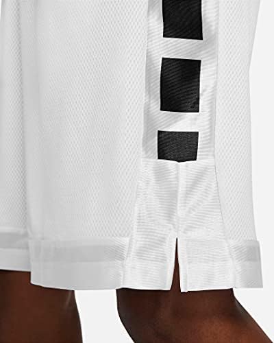 Nike dri-fit elite stripe masculino shorts de treinamento de basquete