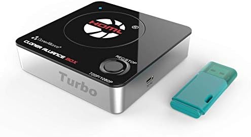 Caixa HDML-clonner Turbo, dispositivo de captura HDMI 1080p de próxima geração e caixa de captura de vídeo mini.