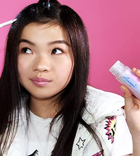 Petite 'N Pretty - Glow o conjunto de maquiagem mais natural para crianças, crianças, adolescentes e adolescentes - marcador, brilho labial e kit de maquiagem com brilho de rosto/cabelo - não tóxico e feito nos EUA