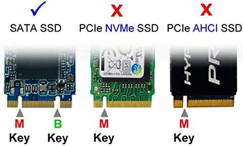 CHENYANG COMBO M.2 NGFF B-key MSATA SSD TO SATA 3.0 Adaptador Conversor Case