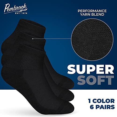 Pembrook meias extra largas e pacote de meias de tornozelo diabético