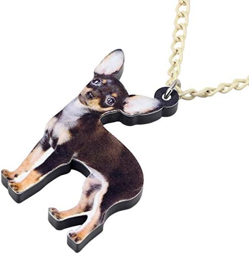 Newei acrílico doce chihuahua cachorro colar de cachorro de cachorro colar jóias de animais de estimação de animais de estimação para mulheres Presentes charme