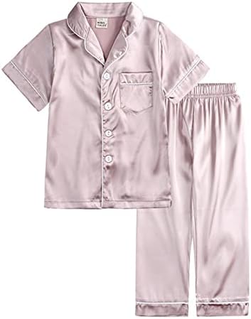 Definir para meninas tops+calças Dot Girls curtas Criança impressão de manga de bebê Pijamas Roupas