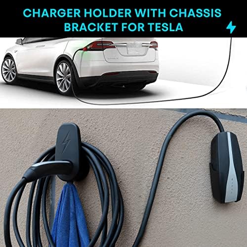 Yooyatt Tesla Charger Charging Cable Organizer com slot de carregador para Tesla, Motores Adaptador de suporte do conector