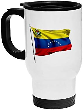ExpressitBest 16oz Isolle Travel Coffee Caneca - Bandeira da Venezuela - Muitas opções