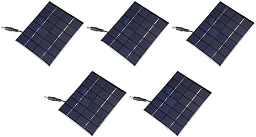 DMIOTECH 6V 2W 136mm x 110 mm Mini célula de painel solar para projeto de energia elétrica DIY