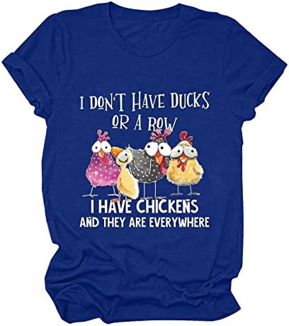 Camiseta de galinha mãe fofa t camisetas femininas mangas curtas country country casual tops
