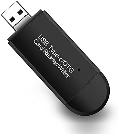 Leitor de cartão de armazenamento Vingvo, tipo C USB Micro USB 480Mbps Card Reader 3 em 1 para laptop