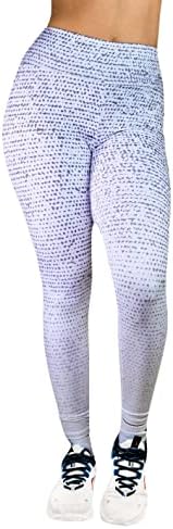 Altas de ioga da cintura para mulheres com controle de barriga e calças de ioga de treino esportivo não transparentes