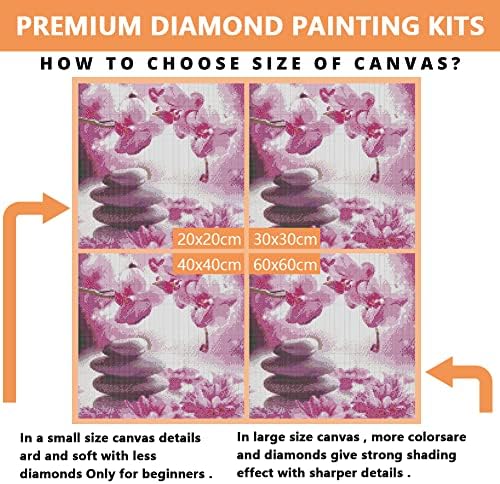 Kits de pintura de diamante de cavalo whitelotous para adultos para iniciantes flores zodíaco de diamante arte para adultos-tinta