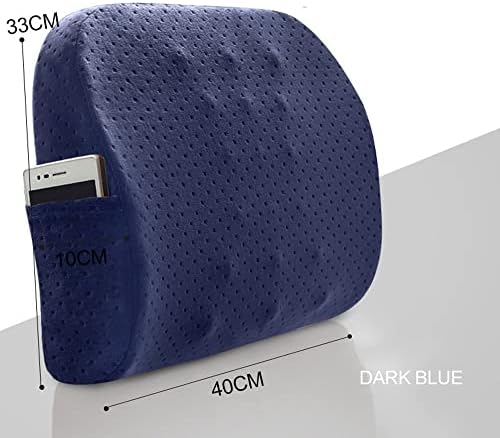 Suporte de travesseiro traseiro de Wykdd para a cadeira, massagem automática de carro em casa Design curvo para ergonomia