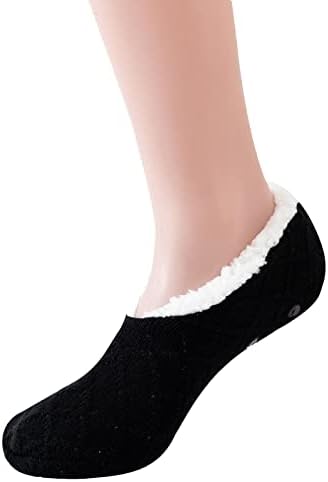 Solas de cor mole de cor de inverno Escondido Meias quentes de pelúcia em casa Meias de esqui Socks Moon para homens