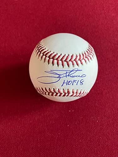Jim Thome autografado HOF inscrito no beisebol oficial - beisebol autografado
