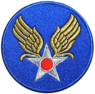 WW2 AAC Army Air Corps USAF Esquadrão Militar Patch Fabric Fabrict Bordges Patch adesivos táticos para roupas com gancho e loop