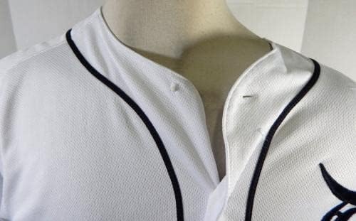 2019 Detroit Tigers Ball Boy Game usou White Jersey MLB 150 Patch 44 DP20975 - Jogo usou camisas MLB