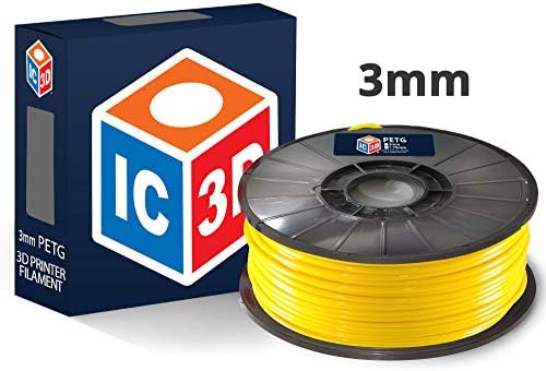 IC3D Blue 2,85mm PETG 3D FILAMENTO DE IMPRESSORA - 10 kg - Precisão dimensional +/- 0,05mm - Filamento de impressão 3D de grau profissional