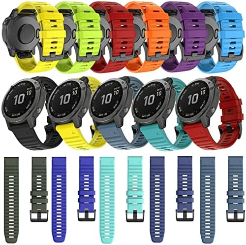 EEOM 26 20 22mm Silicone Retwan Watch Band Strap for Garmin Fenix ​​7x 6x Watch EasyFit Strap Strap