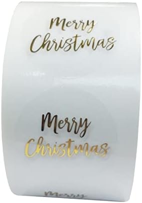 25mm Feliz Natal Diy Pacote de adesivos artesanais, agradecimento, rótulo selando adesivos de festa suprimentos para crianças
