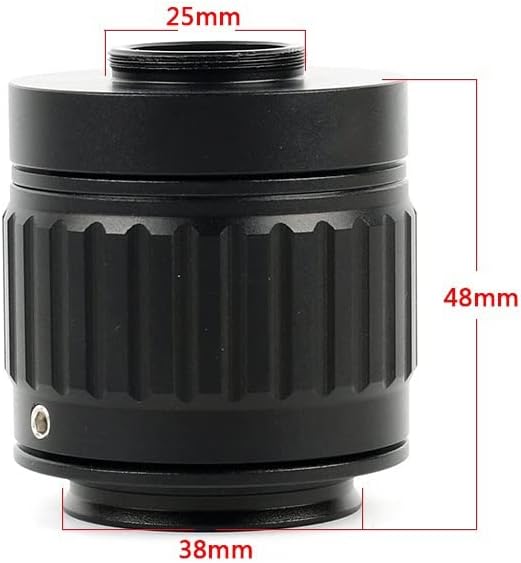 Kit de acessórios para microscópio para adultos 1x 0,35x 0,5x Lente adaptador 38mm C-montagem C-montagem TRINOCULAR