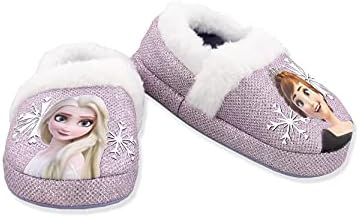 Disney Frozen 2 Elsa Anna Girls Criandler Plush A-Line Slippers