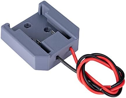 Adaptador de bateria para Milwaukee M18 Bateria 18V Dock Power Mount Connector 14 Bedage Robótica