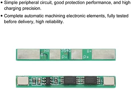 Meccanixity 4.2V 4A Módulo de carregamento da bateria Pacote de carregamento 2 MOS Tubo Funções de proteção dupla de 2 de 2