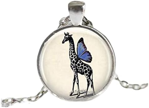 Bloody Devil Insets and Animal Series ， Girafa com jóias de girafa de colar de asas