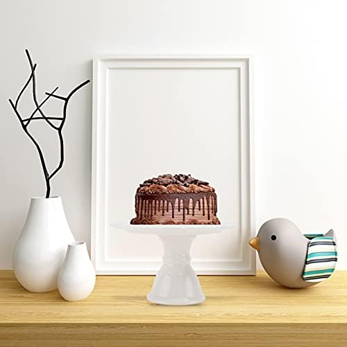 Cupcakes de cabilock decorando bolo rústico suporte de cerâmica redonda de bandeja de vela de cupcakes de cupcakes servidores de placa de bolo com pé para casamento de festas de festas de festas