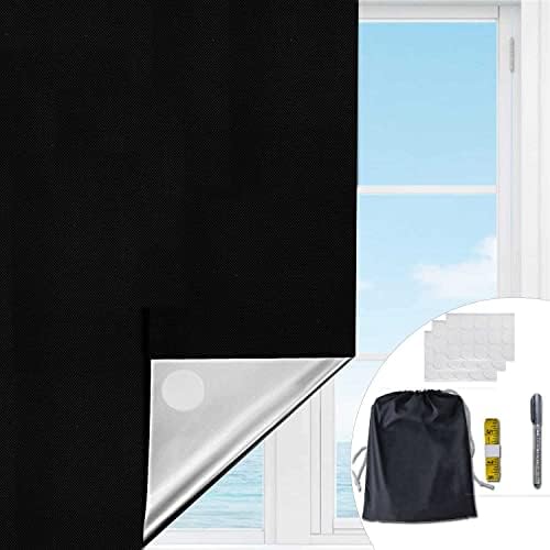 Cortinas de blecaute portáteis, cortinas de blecaute portáteis para qualquer janela, persianas temporárias, cortadas no tamanho