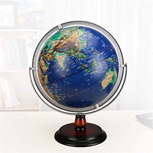 Adnup Globe Globe com estudantes Tamanho grande 32cm HD Ornamentos de satélite Office Decoration World Globe