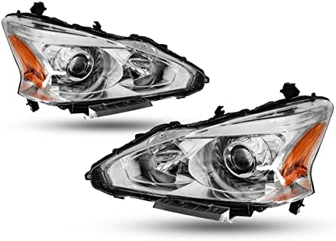 TODO faróis com o conjunto de faróis de lâmpadas para 2013 2014 2015 Nissan Altima Par Set-Substituição 26060-3TA9A 26010-3TA9A