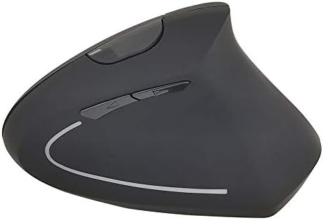 Mouse sem fio TDRTECH 2.4G, mouse óptico ergonômico vertical, DPI ajustável 800 /1200 /1600, 5 botões Rechargeble Mouse para laptop